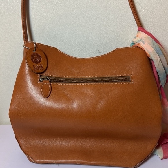 LILO Espana Horse Head Tooled LEATHER  BAG Medium One Strap Classic Everyday - Picture 3 of 8